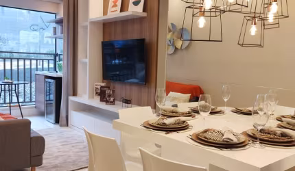 Apartamento com 2 quartos à venda - Novo na Estrada Água Chata, 3193, Bonsucesso, Guarulhos, 43 m2 por R$ 320.000
