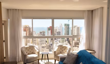 Vista para o mar, 3 suites, 2 vagas, lazer incrível e 200m da praia em BC (padrão luxoso)