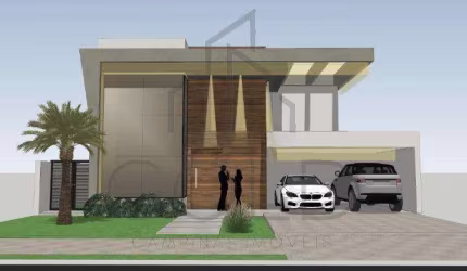 Sobrado à venda em Campinas, Loteamento Residencial Arborais, com 3 suítes, com 284 m²