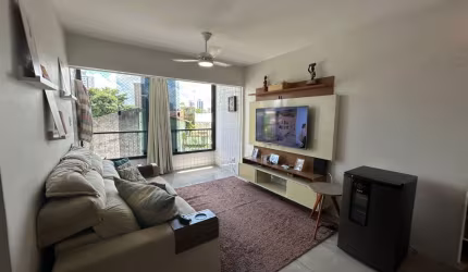 Apartamento com 3 quartos mobiliado na Boa Vista - Recife
