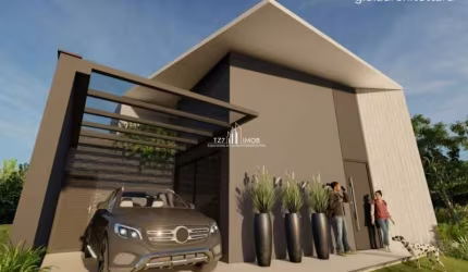 Casa térrea com 3 suites plenas localizada no Condomínio Jardins Capri.