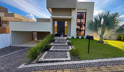 Casa Subtérrea com 4 suítes no condomínio Jardins Bolonha