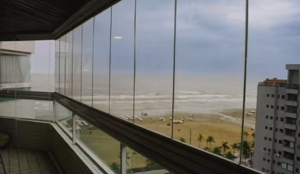 Apartamento para Locação em Praia Grande, Aviação, 2 dormitórios, 1 suíte, 1 banheiro, 1 vaga
