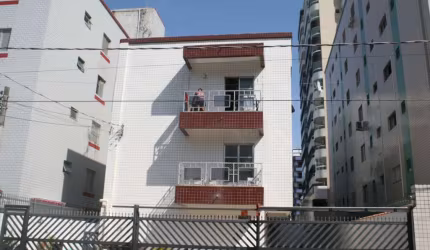 Apartamento para Locação em Praia Grande, Guilhermina, 1 dormitório, 1 banheiro