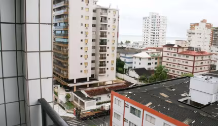 Apartamento para Locação em Praia Grande, Canto Forte, 1 dormitório, 1 banheiro, 1 vaga