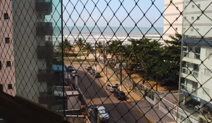 Apartamento para Locação em Praia Grande, Vila caiçara, 2 dormitórios, 1 suíte, 1 banheiro, 1 vaga
