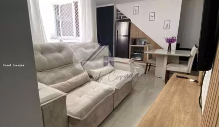 Cobertura para Venda em Santo André, Vila Valparaíso, 2 dormitórios, 1 banheiro, 1 vaga