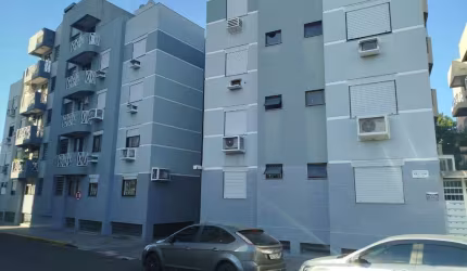 Apartamento 02 dormitórios living com sacada e garagem Bairro Fátima Santa Maria