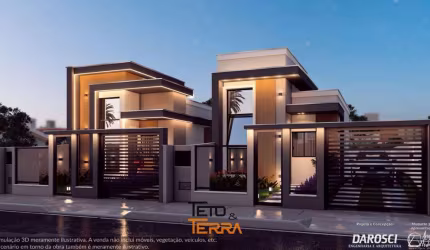 Casa no bairro Areião em Canelinha com 75m², 3 dormitórios, terreno espaçoso