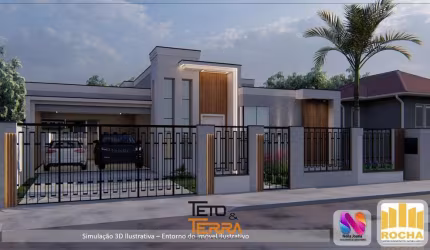 Casa á venda no Bosque da Mata com 155m², 3 dormitórios, 1 suíte com closet