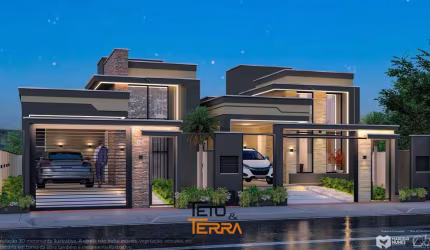 Casa á venda no Areias com 86m² possuindo 2 quartos sendo 1 suíte com closet