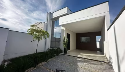 Casa no Areias em Tijucas com 96m², 3 dormitórios, terreno amplo, laje dupla