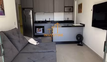 Apartamento no Residencial Innovate -Vista lateral para praia do Indaiá