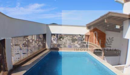 Cobertura penthouse com 3 dormitórios 1 vaga lazer piscina vista para o mar nas Astúrias