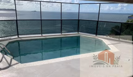 Apartamento 4 suítes vista para o mar 4 vagas varanda gourmet piscina privativa nas Astúrias