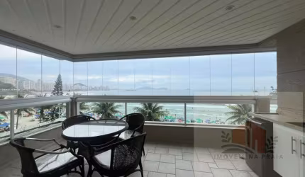 Apartamento com 4 suítes varanda gourmet 2 vagas lazer frente ao mar com vista nas Astúrias
