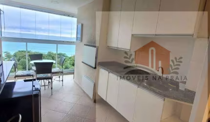 Apartamento com 3 dormitórios varanda gourmet vista para o mar 2 vagas no Tombo