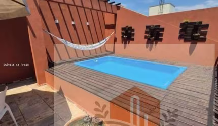 Cobertura com 3 dormitórios 1 vaga piscina churrasqueira no Tombo