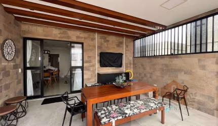 Cobertura penthouse com 3 dormitórios churrasqueira piscina 1 vaga no Tombo