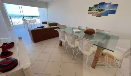 Apartamento frente à praia 4 dormitórios 1 vaga vista para o mar nas Pitangueiras