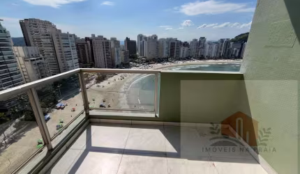 Apartamento reformado com 3 dormitórios 1 vaga vista para o mar nas Galhetas - Astúrias