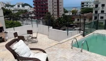 Cobertura penthouse com 2 dormitórios 2 vagas piscina e churrasqueira no Tombo