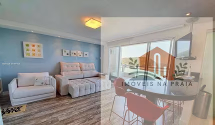 Apartamento duplex 2 suítes 2 vagas lazer de clube e vista para o mar na Enseada