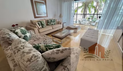 Apartamento com 3 dormitórios 2 vagas vista para o mar e lazer na Pitangueiras
