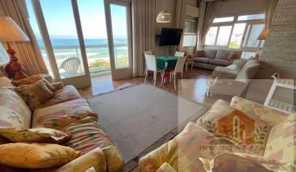 Apartamento com 4 dormitórios 2 vagas frente ao mar na Pitangueiras