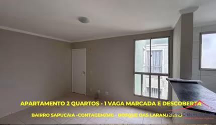 Apartamento com 2 quartos à venda na Avenida das Tulipas, 150, Sapucaia, Contagem por R$ 175.000