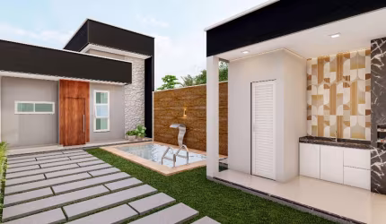 Casas moderna fino acabamento e bem localizada em Lagoinha Paraipaba-Ce