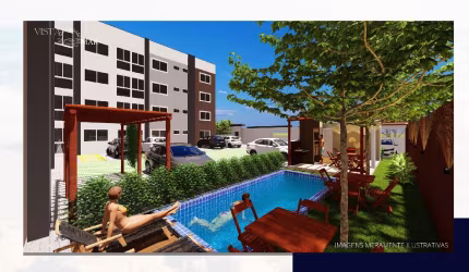 Apartamento com 2 quartos à venda na Rua Otaviano Laurindo, 579, Parque Leblon, Caucaia, 67 m2 por R$ 210.000