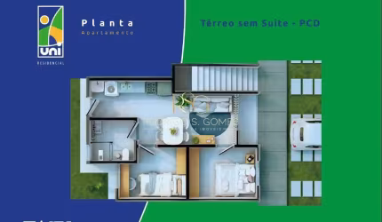 UNI Residence Itabuna - Apartamento Uni Residence Rodovia Ilhéus -Itabuna/BA