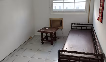 ALUGUEL DE APARTAMENTO DE 45m2 COM  1 DORM, SALA ,  BANHEIRO E COZINHA  NO BAIRRO DO EMBARÉ EM SANTOS-SP