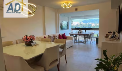Apartamento , vista lagoa, com 3 dormitórios à venda, 110 m² por R$ 1.670.000 - Barra da Tijuca - Rio de Janeiro/RJ