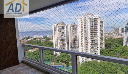 Apartamento com 1 dormitório para alugar, 80 m² por R$ 4.635/mês - Barra da Tijuca - Rio de Janeiro/RJ