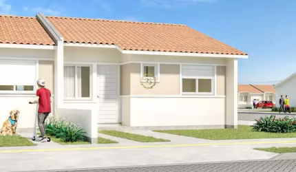 Casa com 02 dormitórios em Condomínio na melhor região de Gravataí