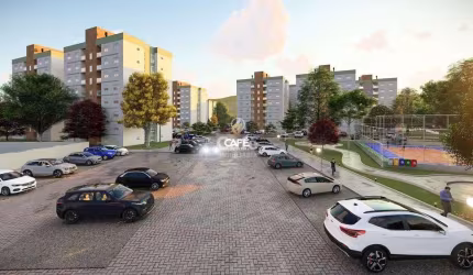 Residencial Morada do Leste, Camobi, Apartamentos 2 dormitórios, Sacada com Chur
