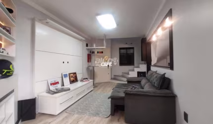 Alugo apartamento Mobiliado com churrasqueira e Garagem Coberta.
