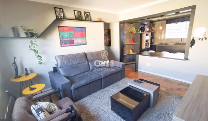 Apartamento, 3 Dormitórios, 1 Suíte, 2 Banheiros, 1 Vaga, Lareira, Semimobiliado