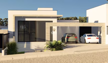 Casa Nova com três dormitórios 1 suíte