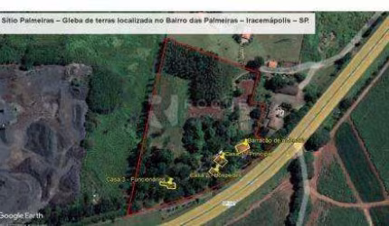 Área à venda no bairro BAIRRO DAS PALMEIRAS