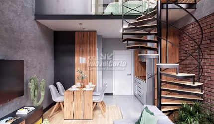 Loft com 1 quarto à venda na Rua José Cadilhe, 415, Água Verde, Curitiba, 39 m2 por R$ 399.900