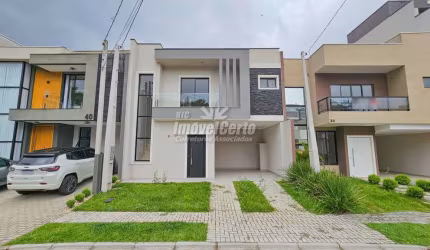 Casa em condomínio fechado com 3 quartos à venda na Rua Vereador Ângelo Burbello, Umbará, Curitiba, 144 m2 por R$ 950.000