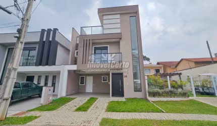 Casa em condomínio fechado com 3 quartos à venda na Rua Vereador Ângelo Burbello, Umbará, Curitiba, 162 m2 por R$ 949.000