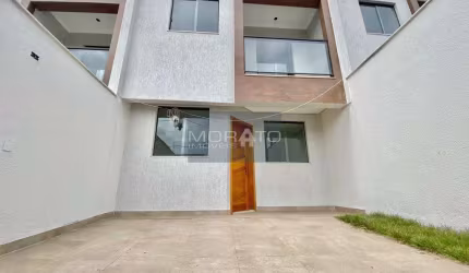 Casa Geminada 3 Quartos, 1 Suíte, 2 Vagas de Garagem, Bairro Santa Amélia