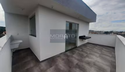 Cobertura em torre única 2 Quartos, 1 Vaga. Bairro Bom Jesus-Contagem/MG