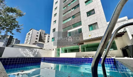 Apartamento 02 quartos com suíte e 02 vagas no Bairro Cabral