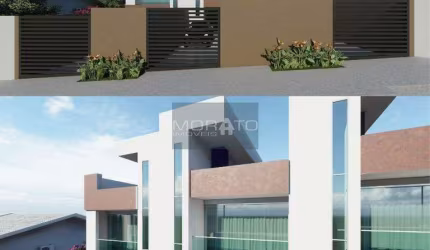 Casas Geminadas Triplex 03 Quartos, Suíte, 04 Vagas, no Bairro Santa Mônica