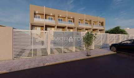 Casas geminadas dúplex 2 Quartos, 2 suites, 2 vagas - Bairro Santa Branca.